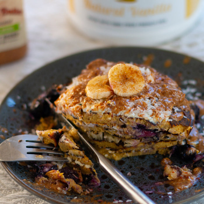 Gluten-Free Super Clean Protein Pancakes